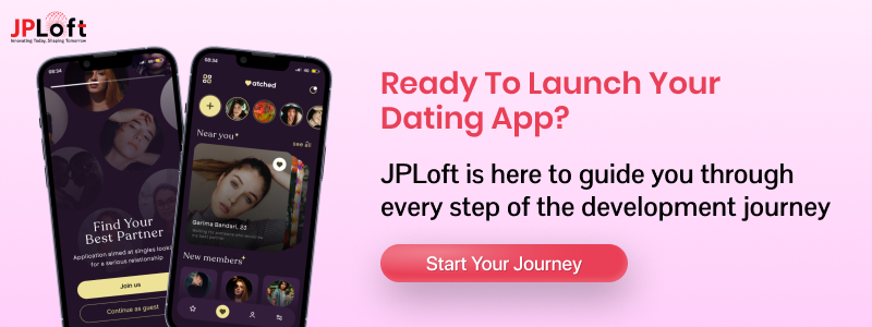 Create a Dating App CTA